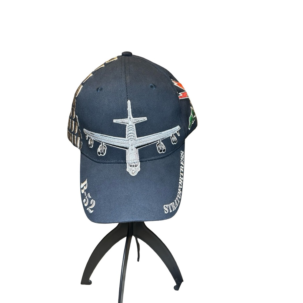 Eagle Crest US Air Force B-52 Stratofortress Navy Blue Embroidered Hat BUFF Cap